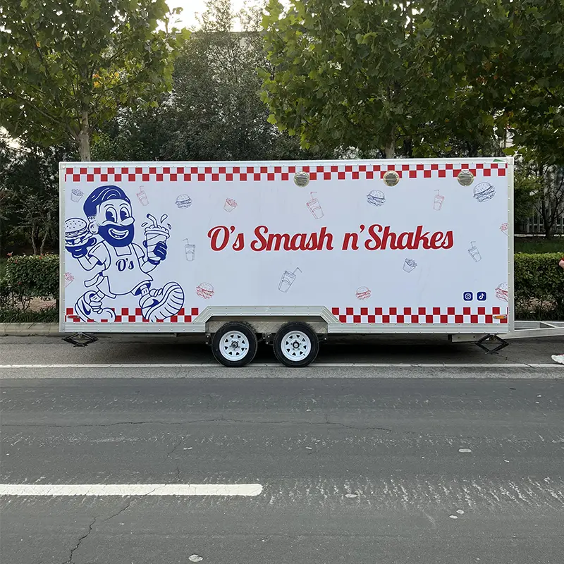Мобилна пекара и приколица брзе хране